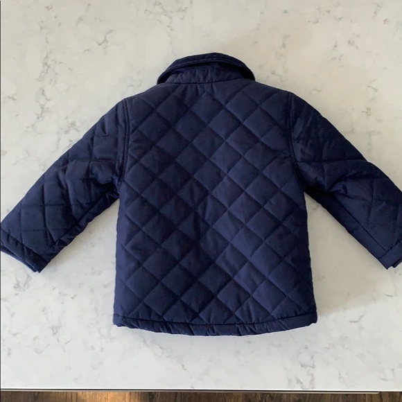 Navy barn jacket 18-24 months - Picture 2 of 5